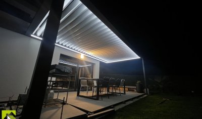 INSTALLATION D'UNE PERGOLA BIOCLIMATIQUE À LA BOURGOIN JALLIEU